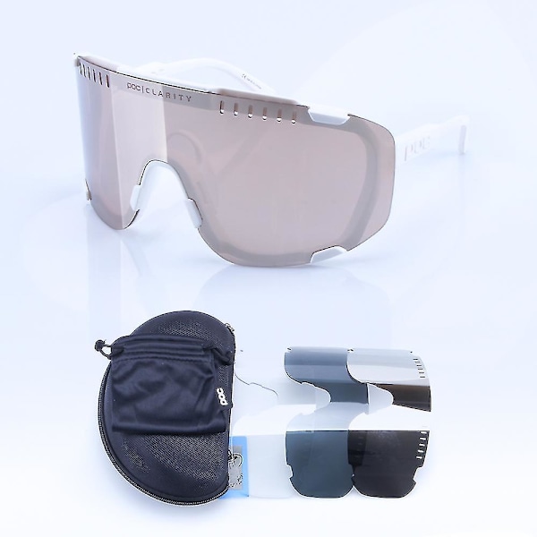 Poc Devour Polarized 4 Lens Cykelsolglasögon Män Kvinnor 2