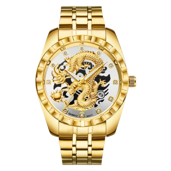 Herr Quartz Armbandsur Man Watch Luminous Date Window