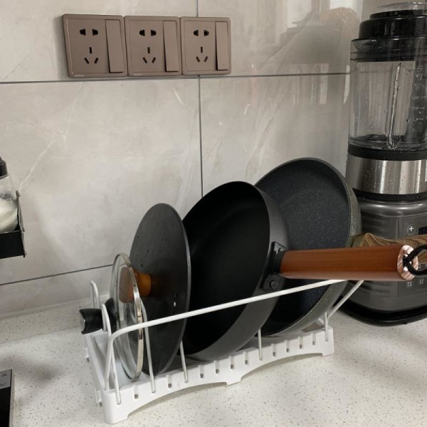 Multifunktions Organizer Rack Pot Lock Rack Stativ Kök
