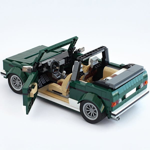 tekniska block Open top golf tegel bil modell MOC 26778 city