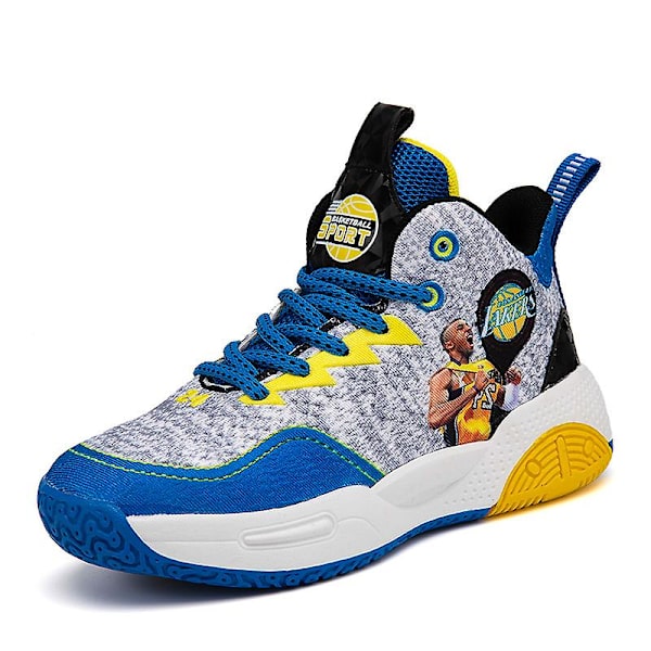 Barn Basketskor Andas Sneakers Trendiga Casual Blue 34