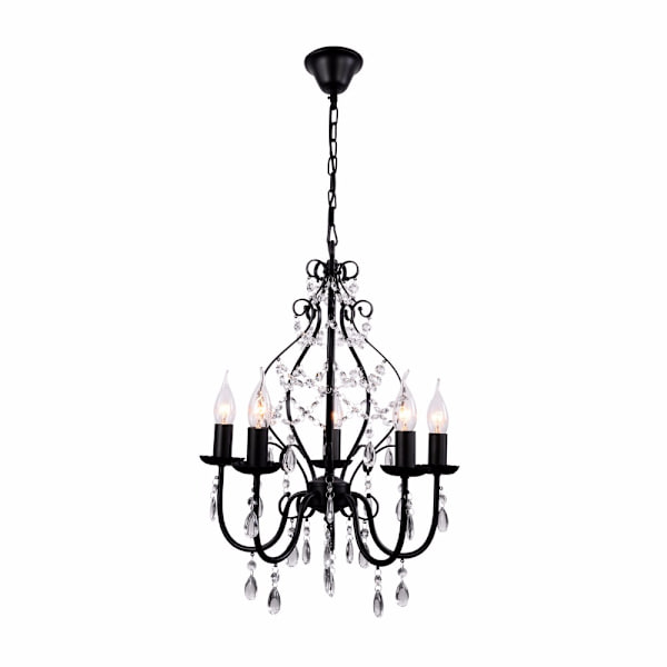 American Pastoral Black Multi-head Crystal Smidesjärn