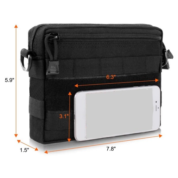 1000D Molle Pouch Tactical Emergency Survival Pocket Multi