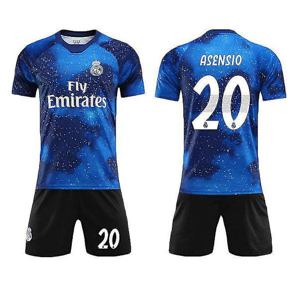 Real Madrid 2021-2022 Jubileumsskjorta Asensio 20 XL(180-185cm)