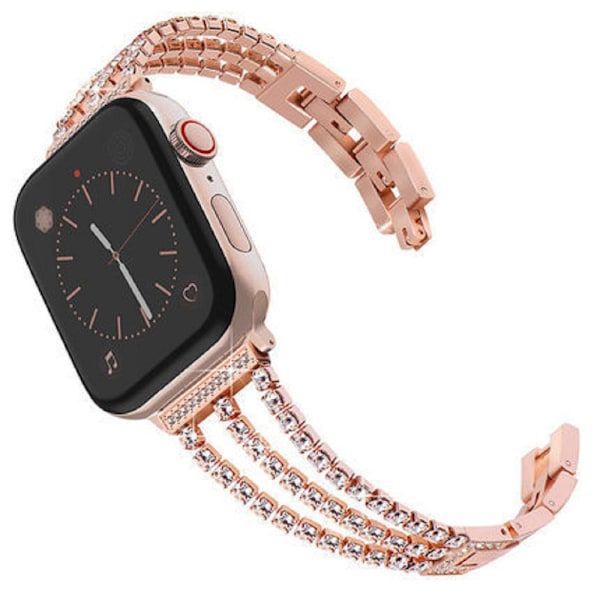 38/40-41 mm, 42/44-45 mm metallarmband för IWatch7SE Apple Rose gold 38/40-41mm