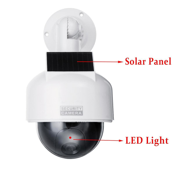 Solar Power Fake Camera CCTV Realistic Dummy Security Cam