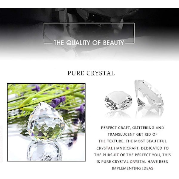 Crystal Prism Hängande Crystal Rainbow Sun Catcher 2,36"