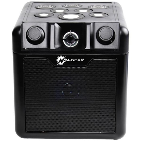 N-Gear Drum Block 420 kannettava Bluetooth-rumpu ja karaokekaiutin karaokejärjestelmä