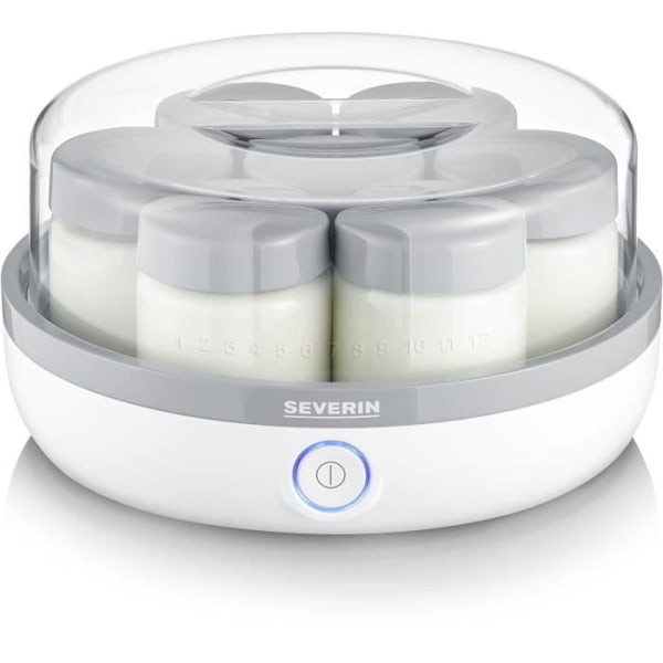 Yaourtière SEVERIN - JG3518 - Kapasiteetti 7 purkkia 150 ml - Ilman BPA - 13W