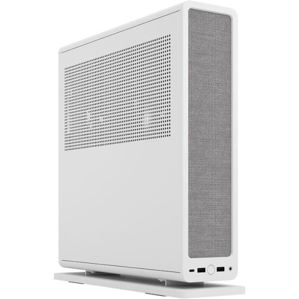 Mini Tower Case - FRACTAL DESIGN - Ridge White mITX - PCIe 4.0 - Valkoinen