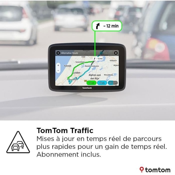 TomTom - GO Classic 6 2. sukupolvi - GPS-auto - 6 tuumaa - TomTom Traffic - Kaistanvaihto-opastus - Euroopan kartta 27