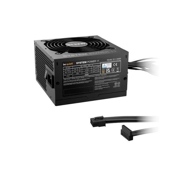 Strömförsörjning PC - BE QUIET! - System Power 11 - 550 W - ATX 3.1 - 80 PLUS Bronze