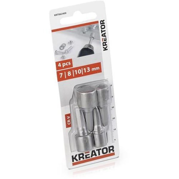 Magnetoitunut kärkitornividesetti 4 osaa KREATOR-KRT062400 - Kromivanadiini