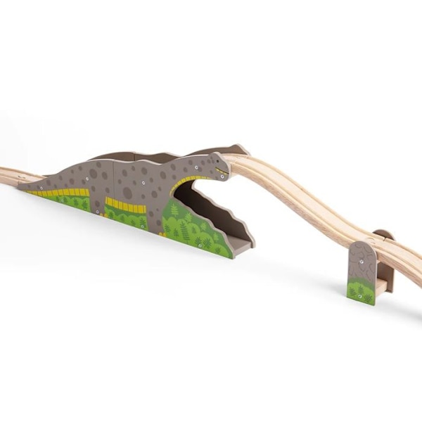 Brontosaurus-silta Beige, grøn og grå
