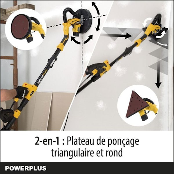 KUIVAKAPPAJAKONE 710W POWX0477 POWERPLUS Gul