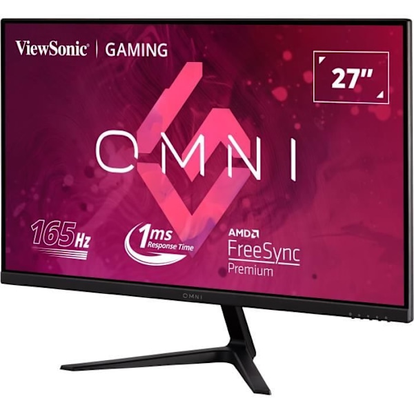 PC-pelin näyttö - VIEWSONIC VX2718-P-MHD - 27" FHD - VA-paneeli - 1 ms - 165 Hz - HDMI / DisplayPort