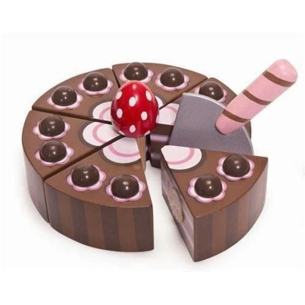 Chokolade fødselsdagskage kastanj