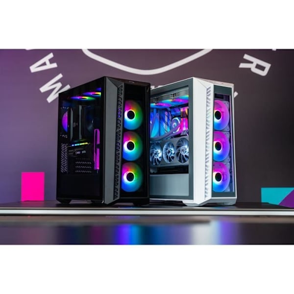 Gaming taske - COOLER MASTER - MasterBox MB520 - Glas front - ARGB - 3x120mm