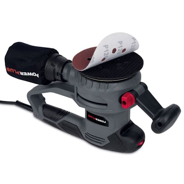 Ponteva eksentrinen 450w 125mm Powerplus grå