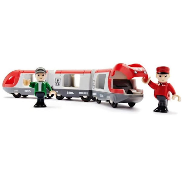 BRIO Passagertog - Træbane - Ravensburger - Blandet fra 3 år Blå