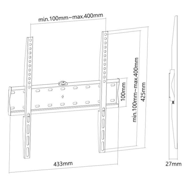 Neomounts FPMA-W300BLACK TV-teline