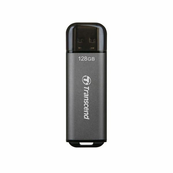 USB-avain - TRANSCEND - JetFlash 920 - 128 Gt - USB 3.2 Gen 1 - Harmaa Harmaa