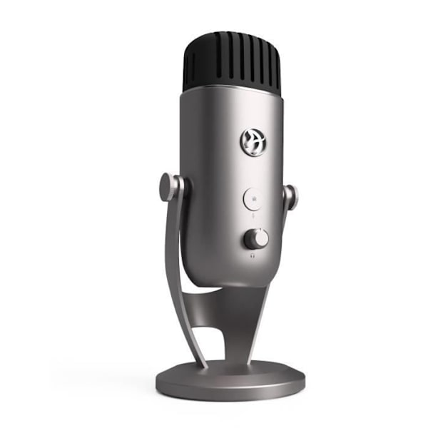 Arozzi Colonna Silver - USB-mikrofoni suoratoistoon kytkettävällä suuntauksella (Luokka: Kuulokkeet ja