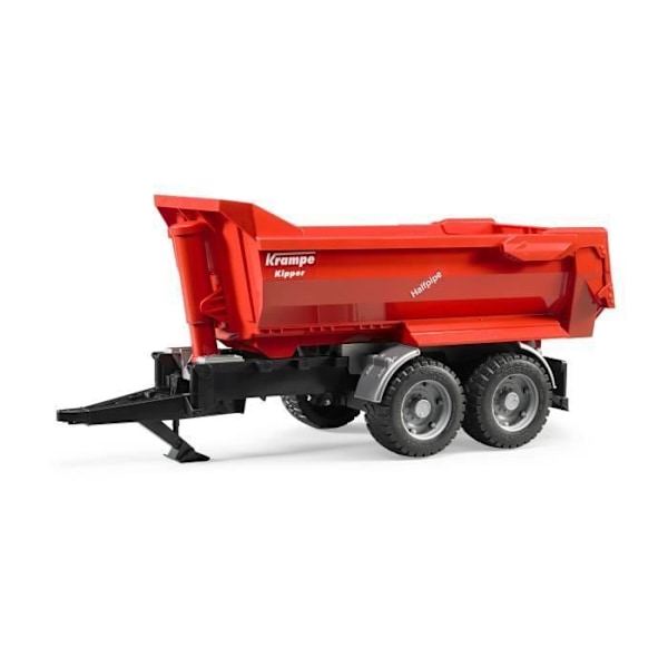 Bruder Krampe Tandem-Halfpipe vippetrailer 1:16