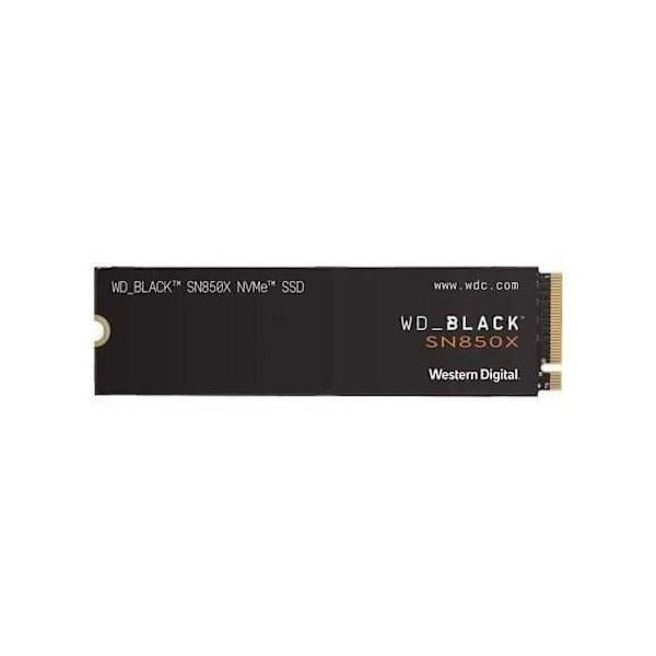 WESTERN DIGITAL SN850X harddisk - NVME SSD - 4TB intern - M2 format - Sort