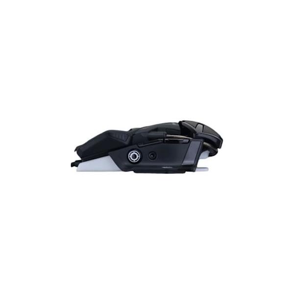 Madcatz RAT 4+ Sort - Kablet gamingmus, der kan tilpasses - 9 knapper - LED - 7200 DPI - Pixart PMW3330