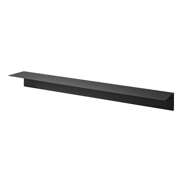 CALICOSY - Vægmonteret hylde med magnetisk panel L90 cm - TOWER - Sort-Sort