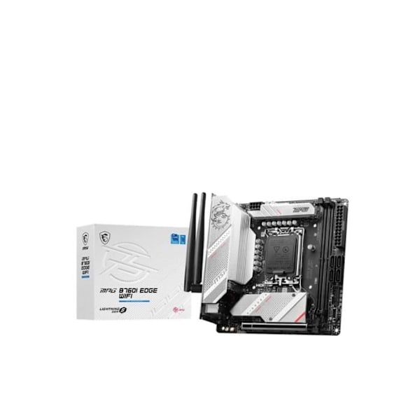 Emolevy - MSI - MPG B760I Edge Wifi - Socket LGA 1700 - DDR5 SDRAM - Wifi