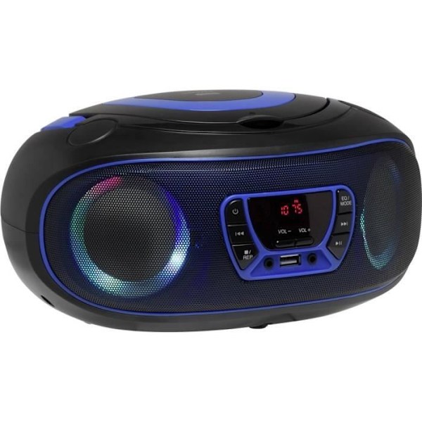 Radiopuhelin CD - Denver - TCL-212BT - Bluetooth - AUX - USB - FM blå