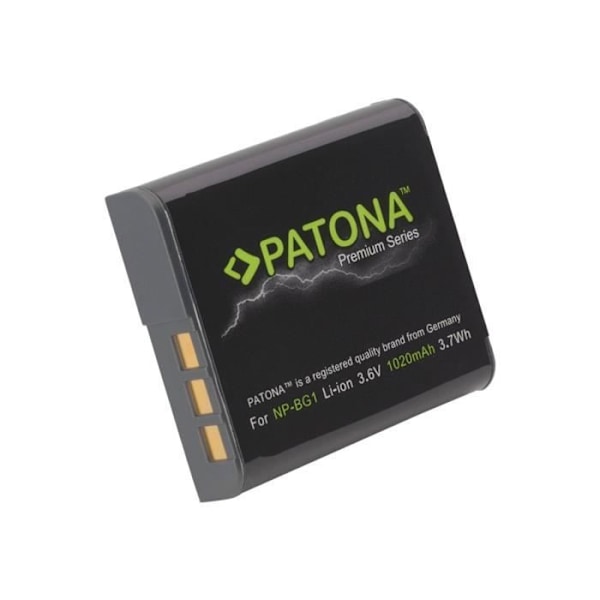 PATONA Li-Ion-batteri 1020 mAh för Sony Cyber-shot DSC-H20, HX10, HX20, HX30, W210, W215, W220, W230, W270, W275, W290, WX1