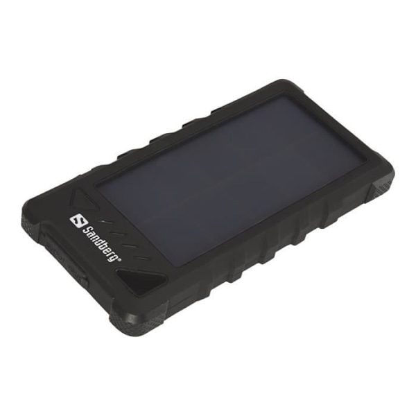 Aurinkovoimapankki - SANDBERG - Outdoor Solar Powerbank 16000 - Li-Ion 16000 mAh - 3,4 A musta
