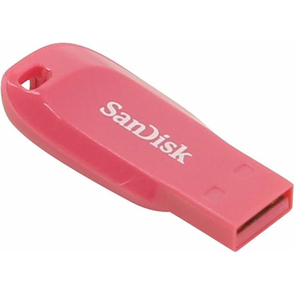 SANDISK Cruzer Blade USB-avain - 32 Gt - USB 2.0 - Kiiltävä punainen ja musta Vihreä