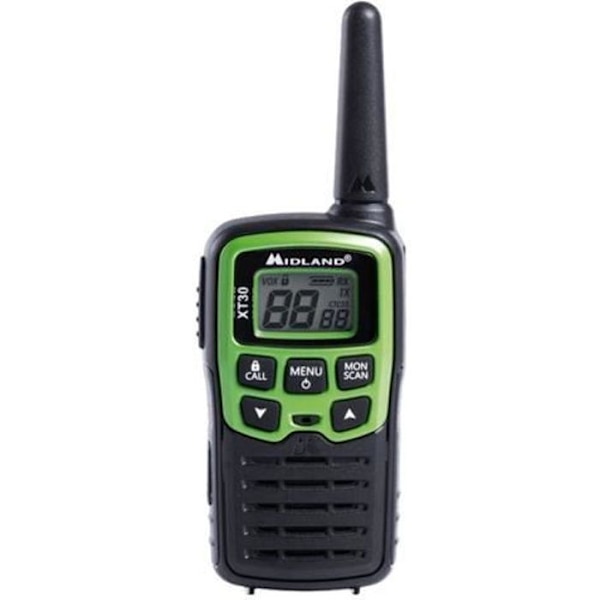 Kannettava Midland XT30 radiopuhelin - 2 kaistaa PMR 446 MHz 16 kanavaa (2 kpl)