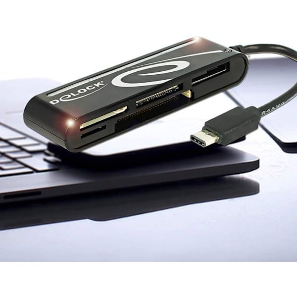 All-in-one USB Type-C 5 -paikan kortinlukija - DELOCK