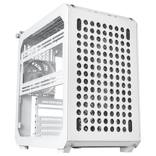 PC-kotelo - COOLER MASTER - QUBE 500 Flatpack White Edition, Midi Tower, valkoinen, ATX/SFX, 120 mm tuulettimet, 2,5"/3,5" HDD Valkoinen