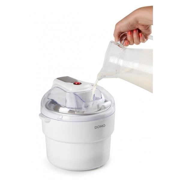 DOMO kompakt ismaskine - 1L DO2309I - Hvid - 12W