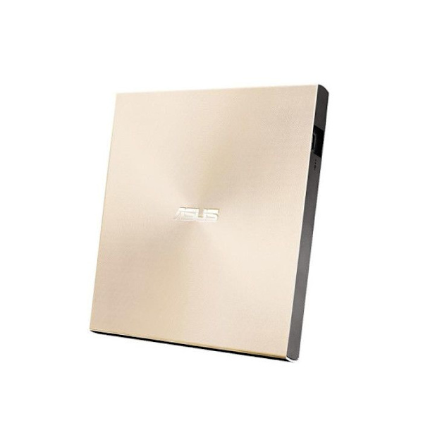 ASUS ZenDrive SDRW-08U9M-U DVD-poltin - kulta - DVD-RAM/R;RW-tuki - 24x CD-luku/24x CD-kirjoitus/24x CD-uudelleenkirjoitus