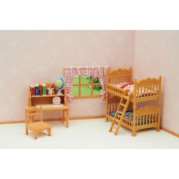Pienoishahmot - SYLVANIAN PERHEET - 5338 - Lasten makuuhuone - Lasten kalusteet ja asusteet Beige
