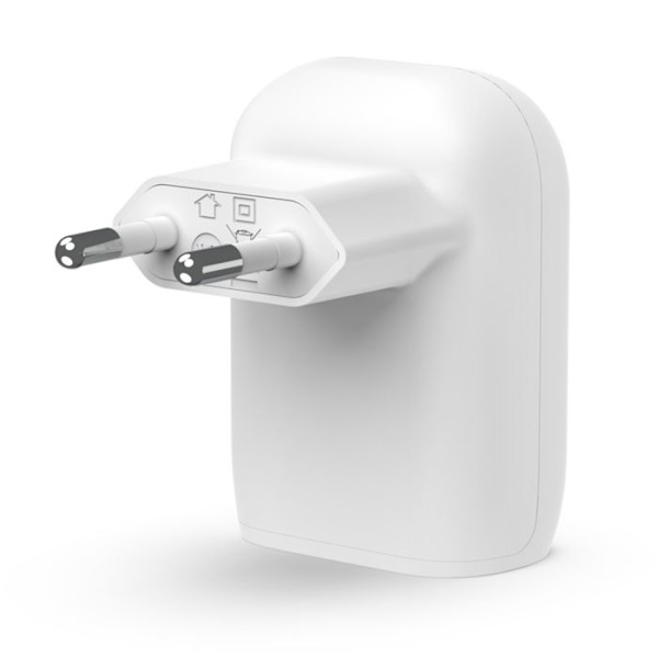 TELEFONER, Smartphone-telefontilbehør, batteriopladere, Belkin 30w Pd-hjemmeoplader Usb-c Ltg-kabelspecifikationer