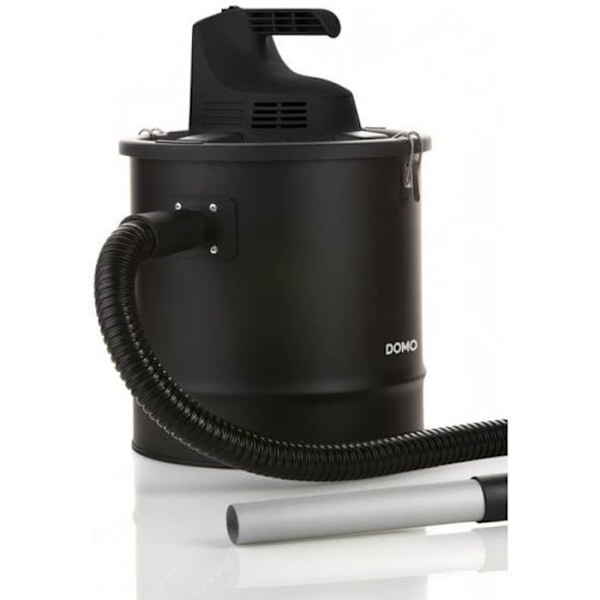 DOMO DO232AZ Varm eller kold askesuger - Dobbelt glasfiberfiltersystem - 5m ledning Sort