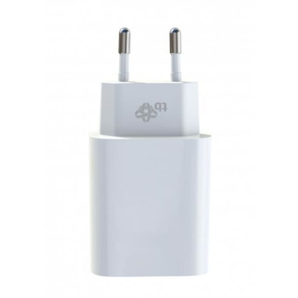 TB Universal oplader 2x3A USB C + USB A hvid - 5901750280504