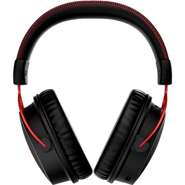 HyperX Cloud Alpha Trådlösa Spelhörlurar för PC med USB trådlös adapter, USB laddningskabel ingår Svart och röd