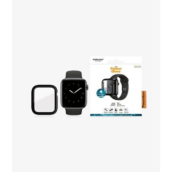 PanzerGlass Full Body Beskyttelsesglas til Apple Watch 44mm Sort