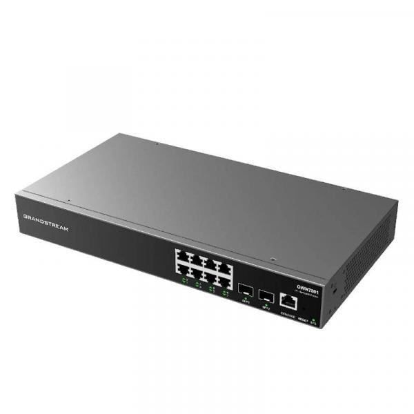 Verkkokytkin - GRANDSTREAM - GWN7801P - 8 Gigabit Ethernet-porttia - 2 Gigabit SFP-porttia - PoE