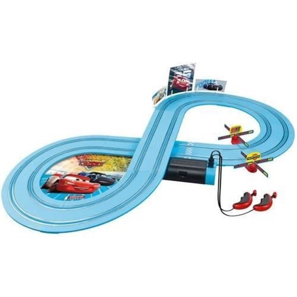 Carrera første Disney Cars 3 kredsløb 2,4 meter Flerfärgad