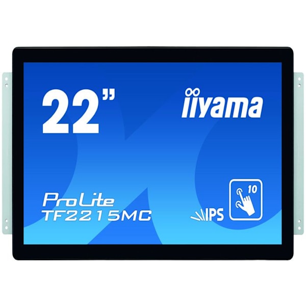 iiyama ProLite TF2215MC-B2 kosketusnäyttö 54,6 cm (21,5") 1920 x 1080 pikseliä Musta Useita kosketusnäyttöjä Monen käyttäjän musta